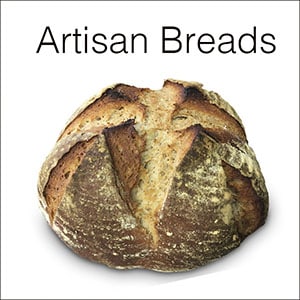 Artisinal sourdough bread